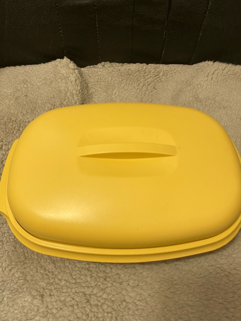 Harvest Gold 3 piece Tupperware Vegetable steamer storage serving bowl vintage